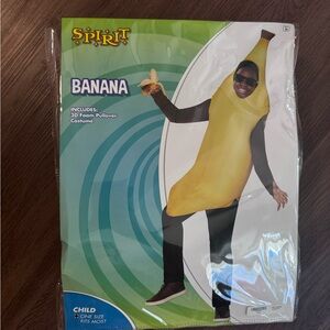 Spirit Banana Kids Costume - Bright Yellow